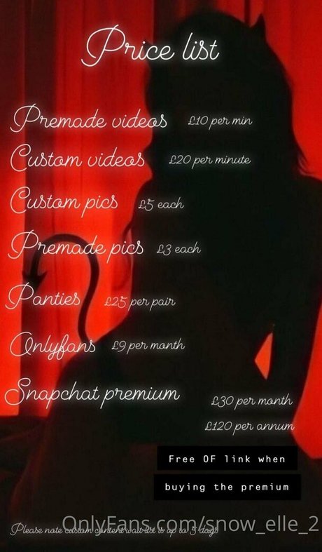 snow elle 2 naked onlyfans leak