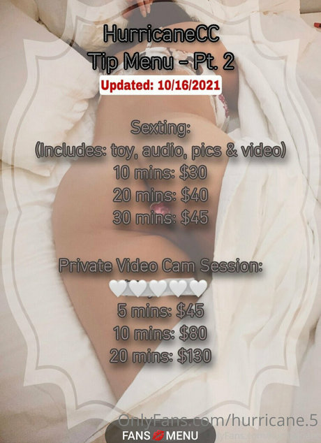 hurricane 5 only fans leak porn