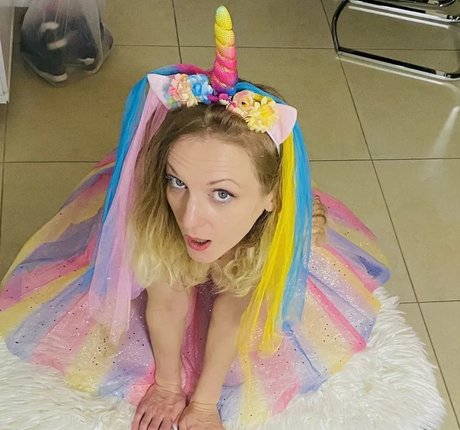 pink princess on sky  render