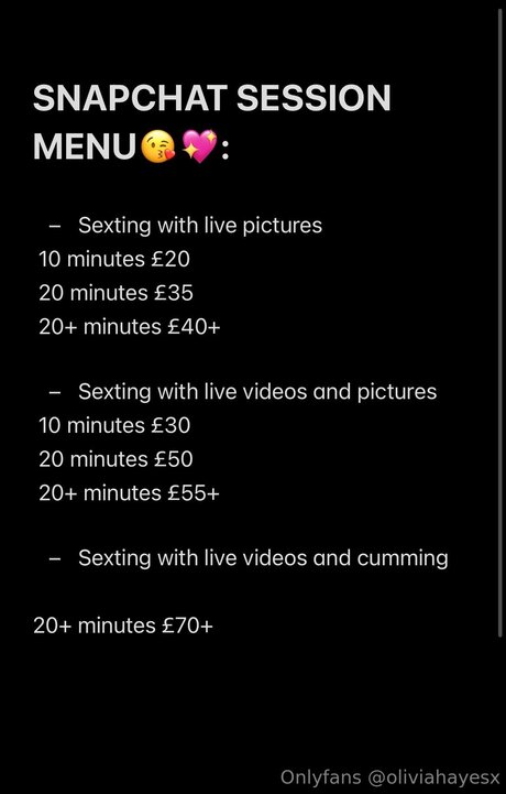 Oliviahayesx onlyfans explicit content