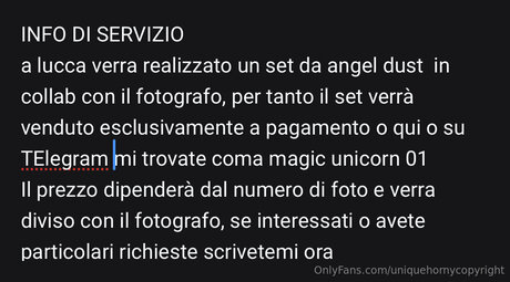 Uniquehornycopyright leaks onlyfans