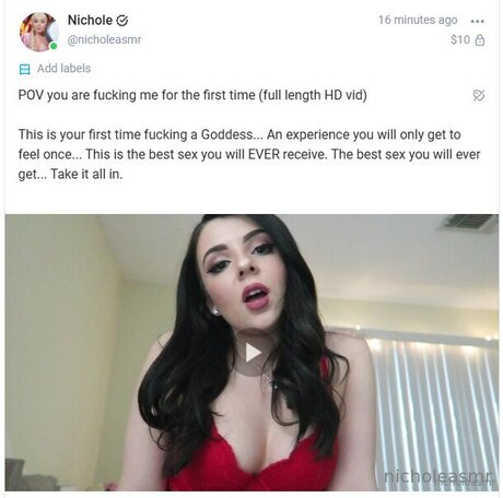 Nicholeasmr onlyfans nude pictures