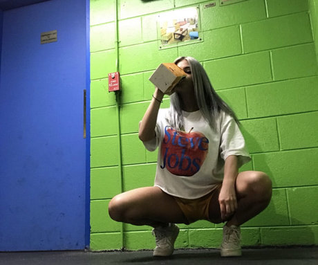 Hollie Rotten_  self-portrait