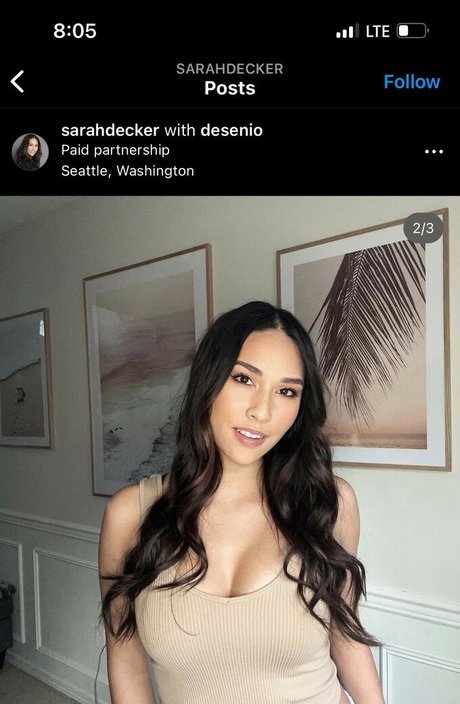 Sarah Decker desnuda onlyfans