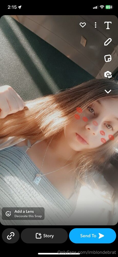 Imblondebrat onlyfans leaked.