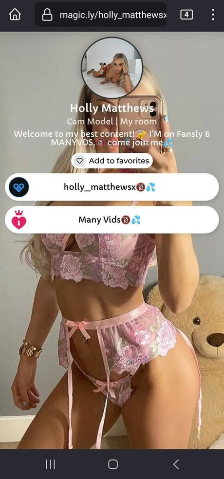 Holly Matthews onlyfans