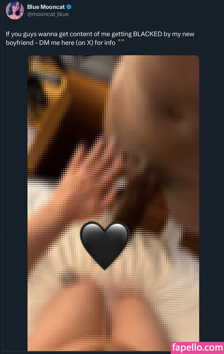 Blue Mooncat sexy onlyfans