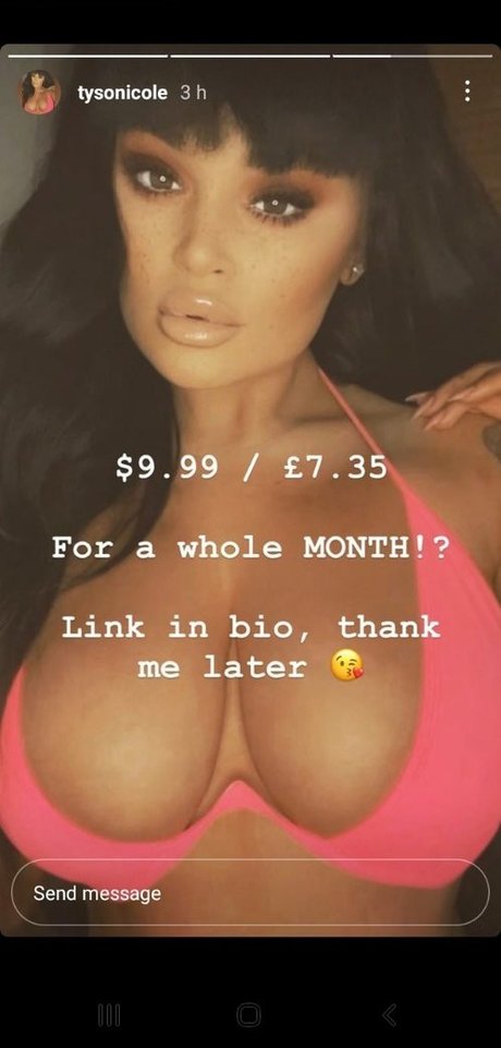 Nicole Tyson onlyfans leak xxx