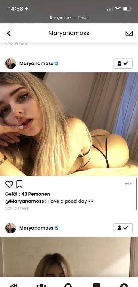 Maryana Moss naked onlyfans
