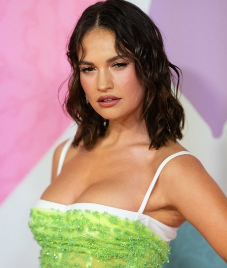 Lily James onlyfans leak fuck