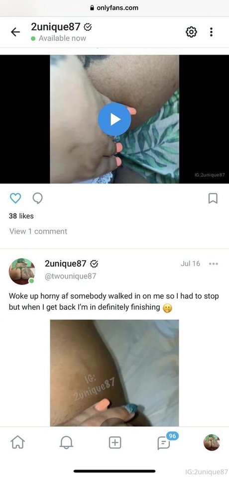 twounique87 onlyfans porn nude