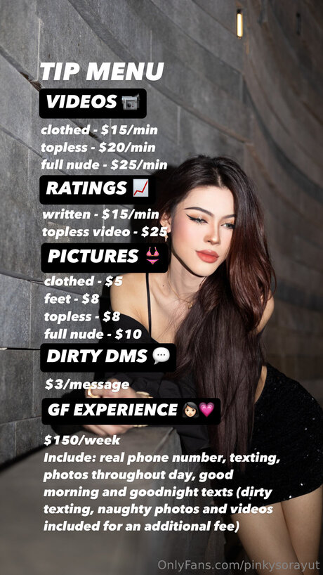 Pinkysorayut feet onlyfans