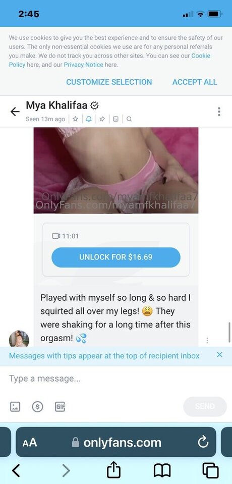 Myamfkhalifaa7 onlyfans lesk