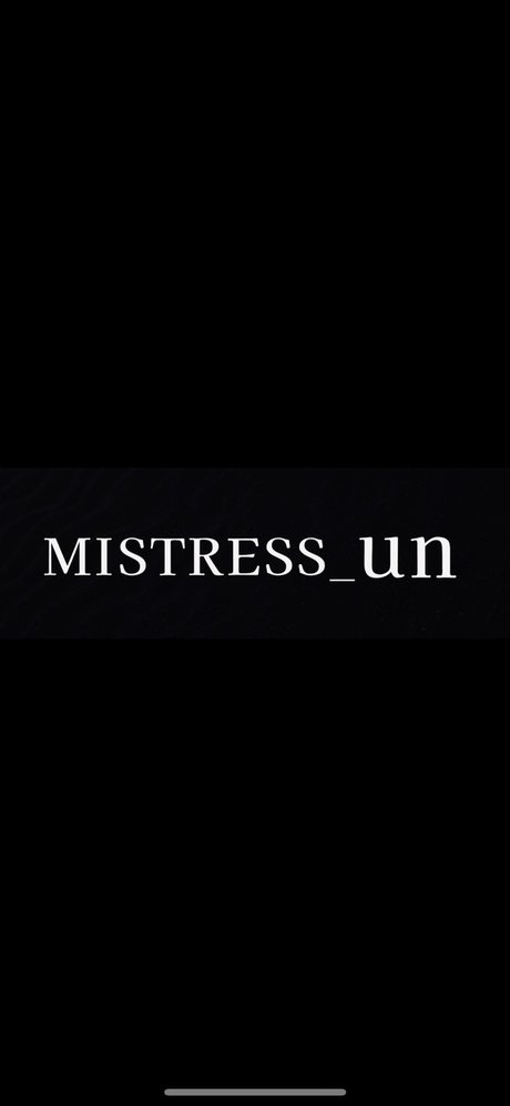 MISTRESS un_ onlyfans leaked pictures