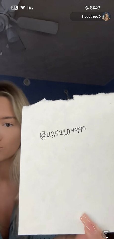 Courtney Alexis Woodruff onlyfans post