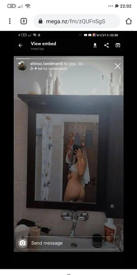 Shiraz Landman onlyfans strip tease