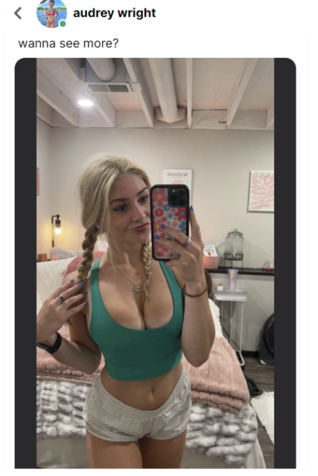 Audrey Wright naked leaked onlyfans