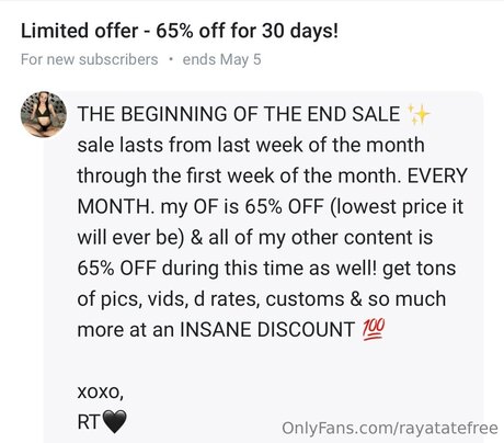 Rayatatefree onlyfans leak sex