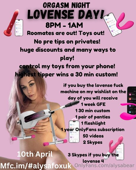 Alysabear strip onlyfans