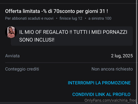 Valchiria Free sextape onlyfans