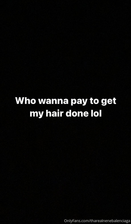 tharealnenebalenciaga leaked onlyfans pics