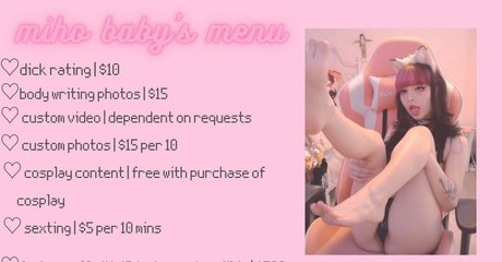 mihobaby leak onlyfans porn