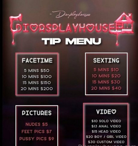 diorsplayhousee free onlyfans
