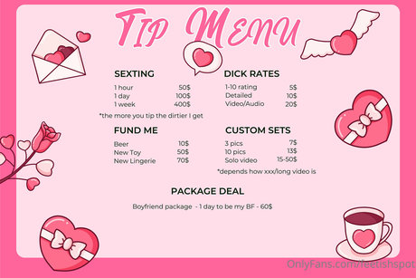 creamyspotfree onlyfans star