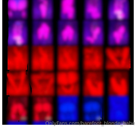 barefoot blonde babe star art photo