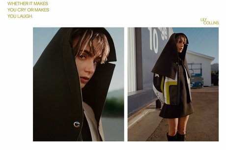 Lily Collins pornstar naked picture