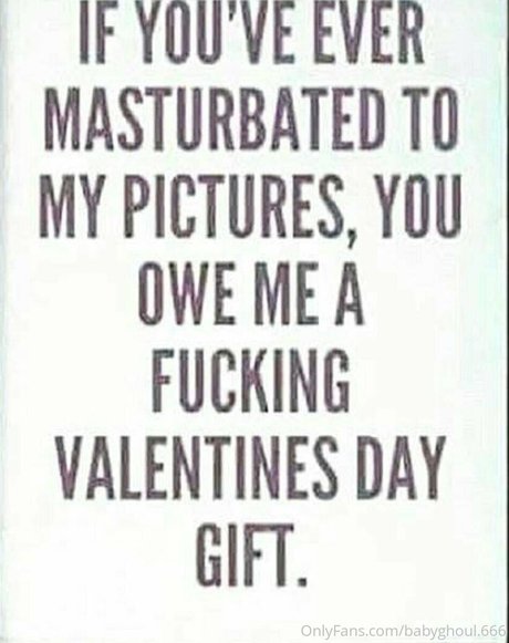 babyghoul 666 model erotic picture