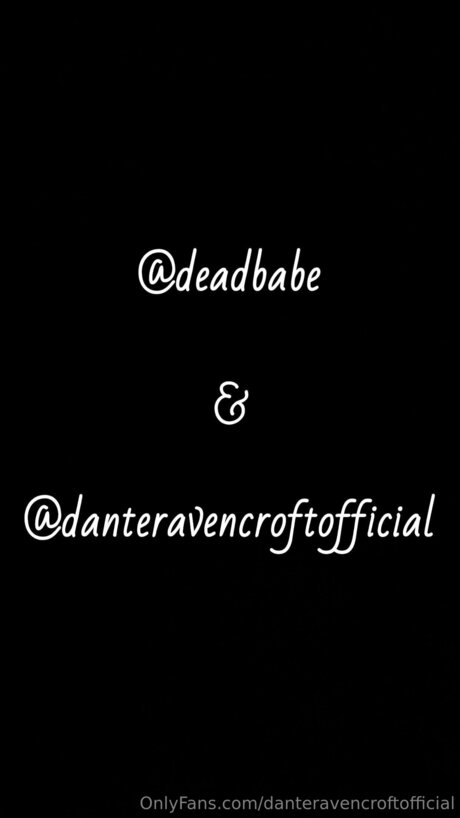 Danteravencroftofficial pornographic star gallery