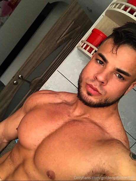 Goldenpromoting1 model free photo