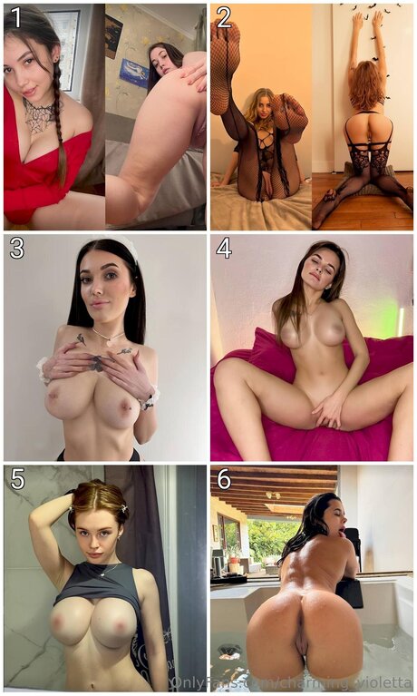 Charming Violetta model sexy images