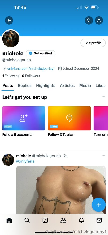 Michelegourlay1 nudes model image