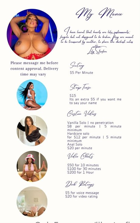 Lily Starfire hot actress pictures