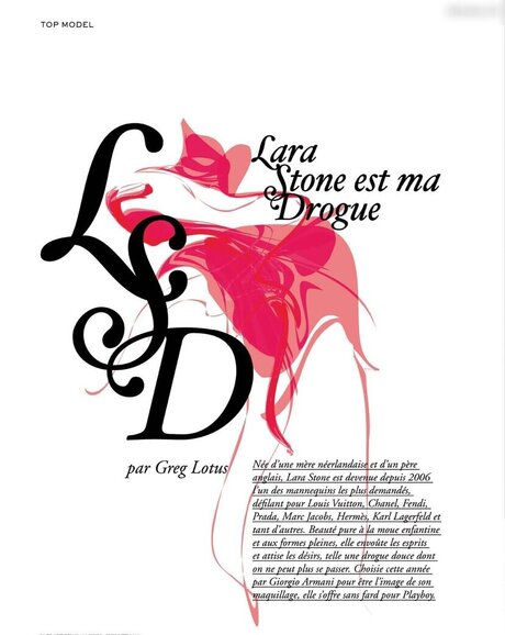 Lara Stone model adult gallery