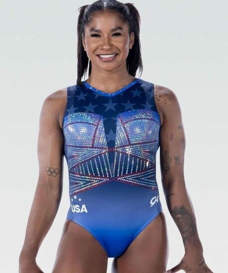 Jordan Chiles model art picture