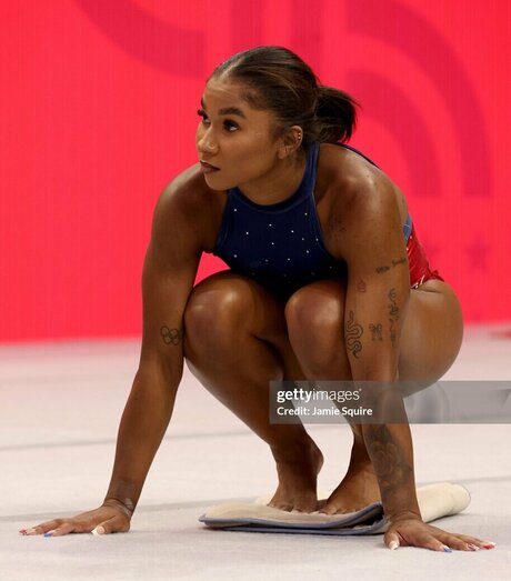 Jordan Chiles exclusive model archive