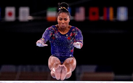 Jordan Chiles perfect model picture