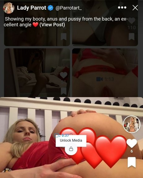 Lady Parrot exclusive pornstar photos