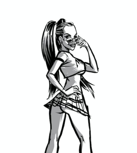 Daphne Delicious art model picture