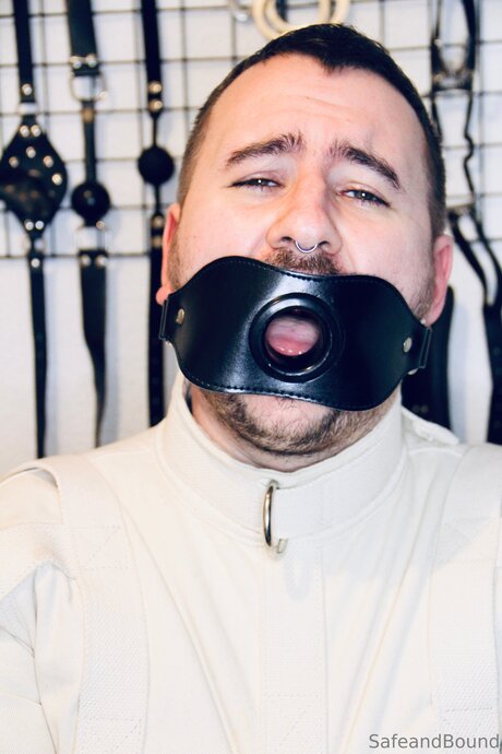 Safe and Bound nude model picture