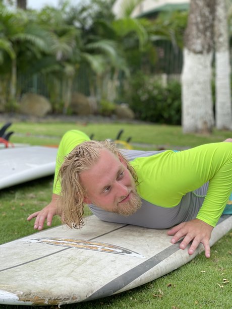 Surfs up pornstar erotic picture