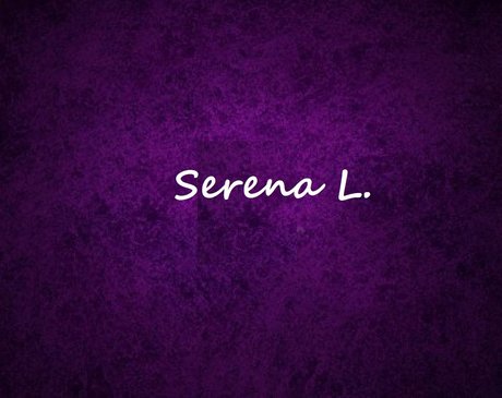 Serena Luvu star pretty archive