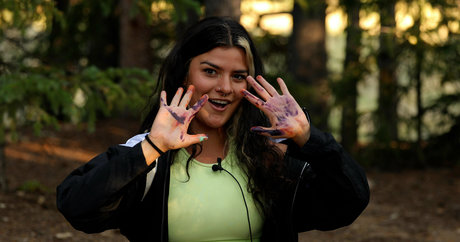 painted ladi model hd picture