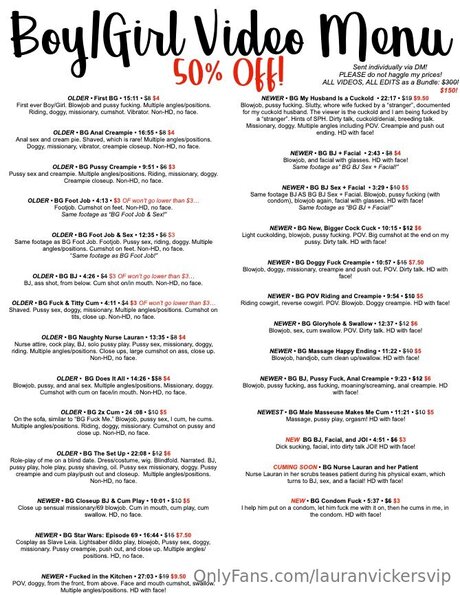 Lauranvickersvip pornstar exclusive photos