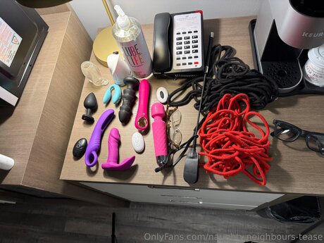 Naughty Neighbours Tease pretty actress pics