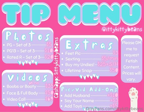 Ittykittybeans model free img