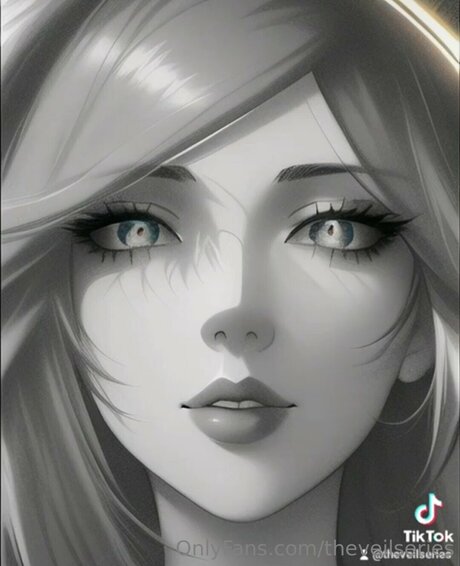 Theveilseries model exclusive picture